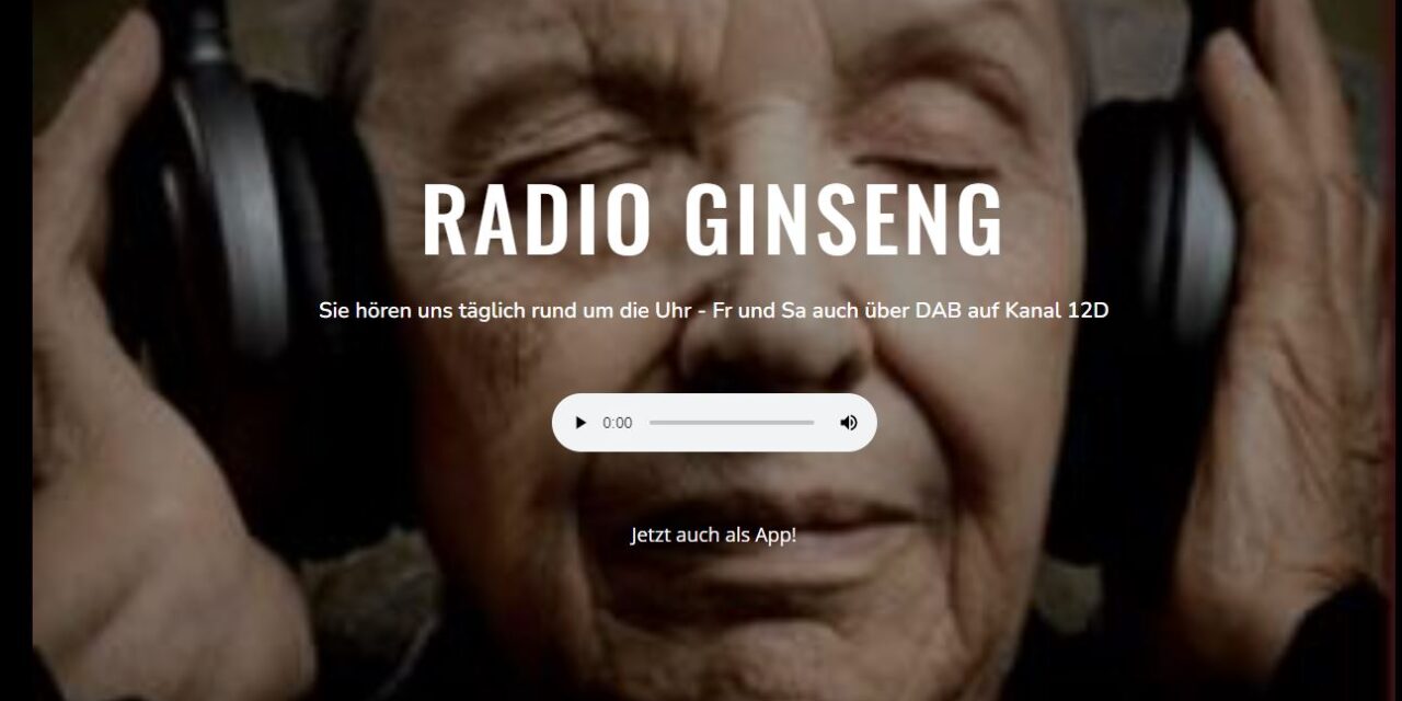 Radio Ginseng sendet für Senioren 