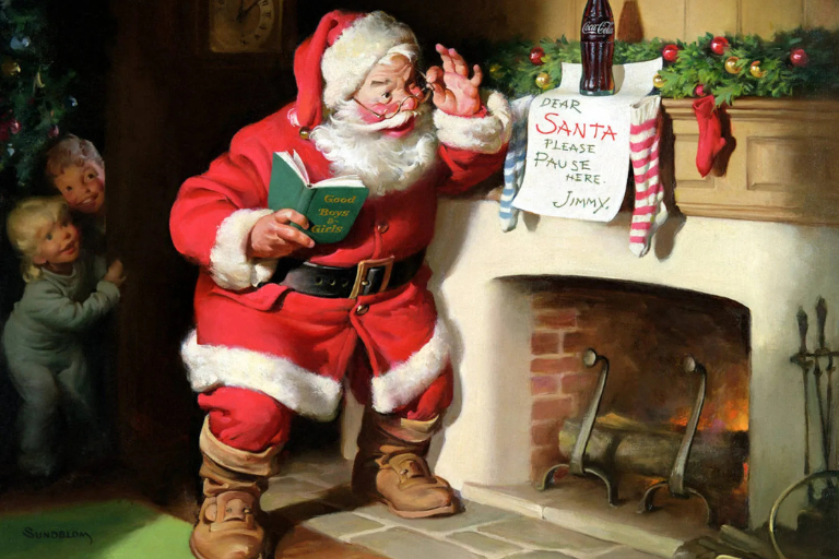Wie der Weihnachtsmann zu seinem roten Mantel kam