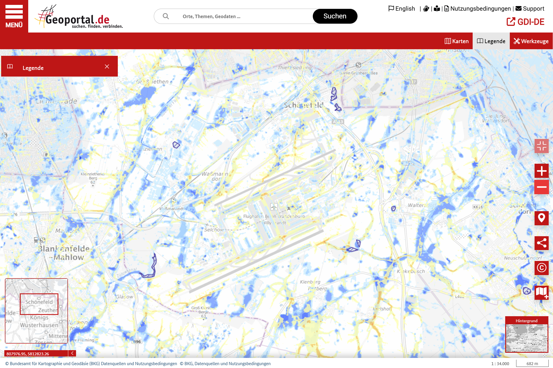 geoportal starkregen-karte